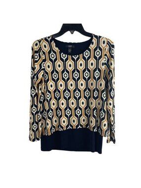 Alfani Women Long Sleeve Pullover Top Blouses Size P/S